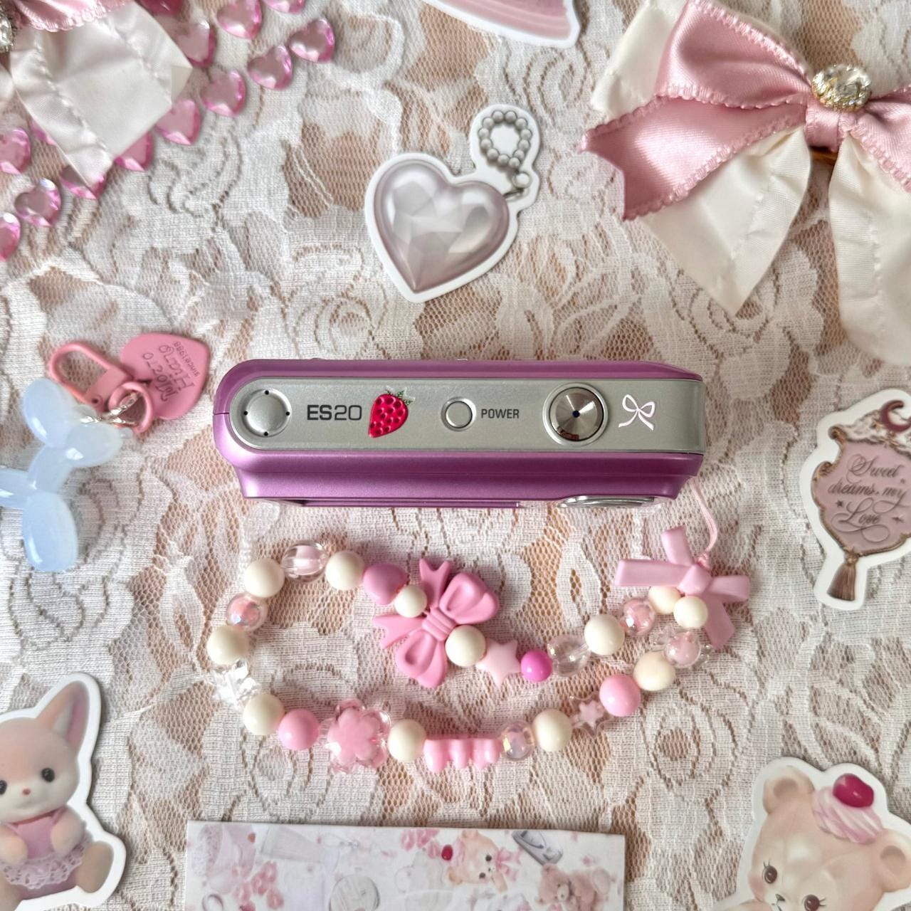Rare Barbie Pink Samsung ES20