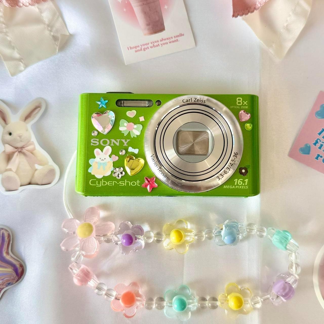 Green Sony Cybershot DSC~W730