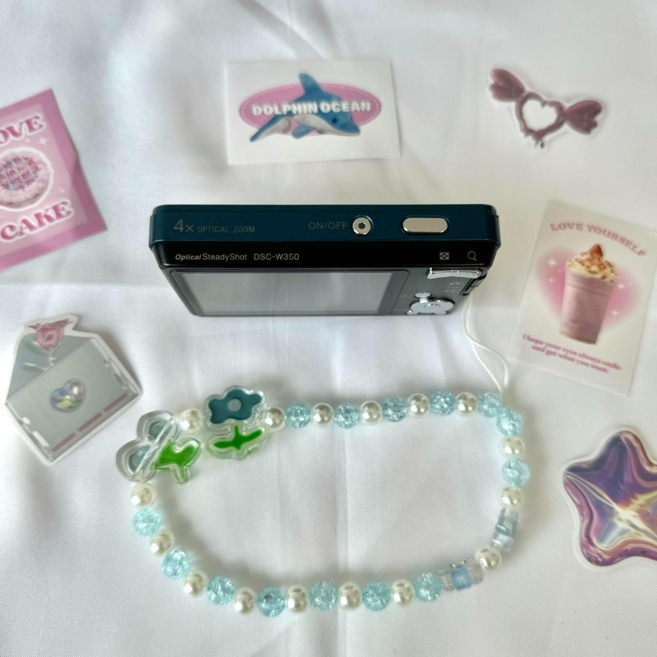 Rare Blue Sony Cybershot DSC-W350