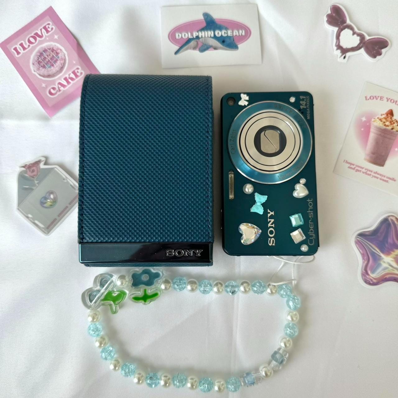 Rare Blue Sony Cybershot DSC-W350