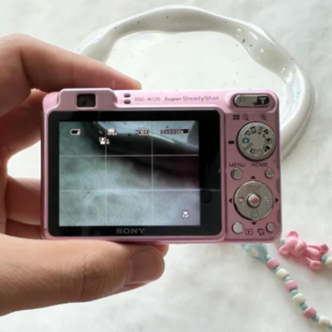 Sony Pink Cyber-shot DSC-W120 Digital Camera