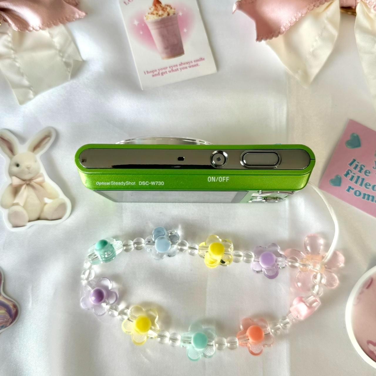 Green Sony Cybershot DSC~W730